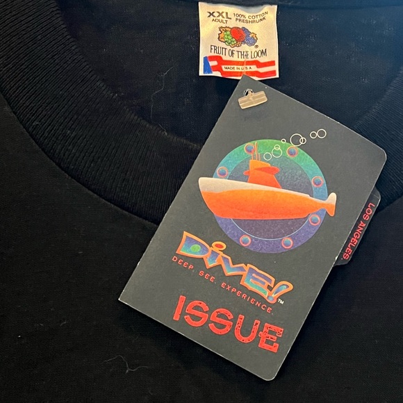 Vintage DIVE Deep Los Angeles Submarine Shirt - Picture 2 of 3